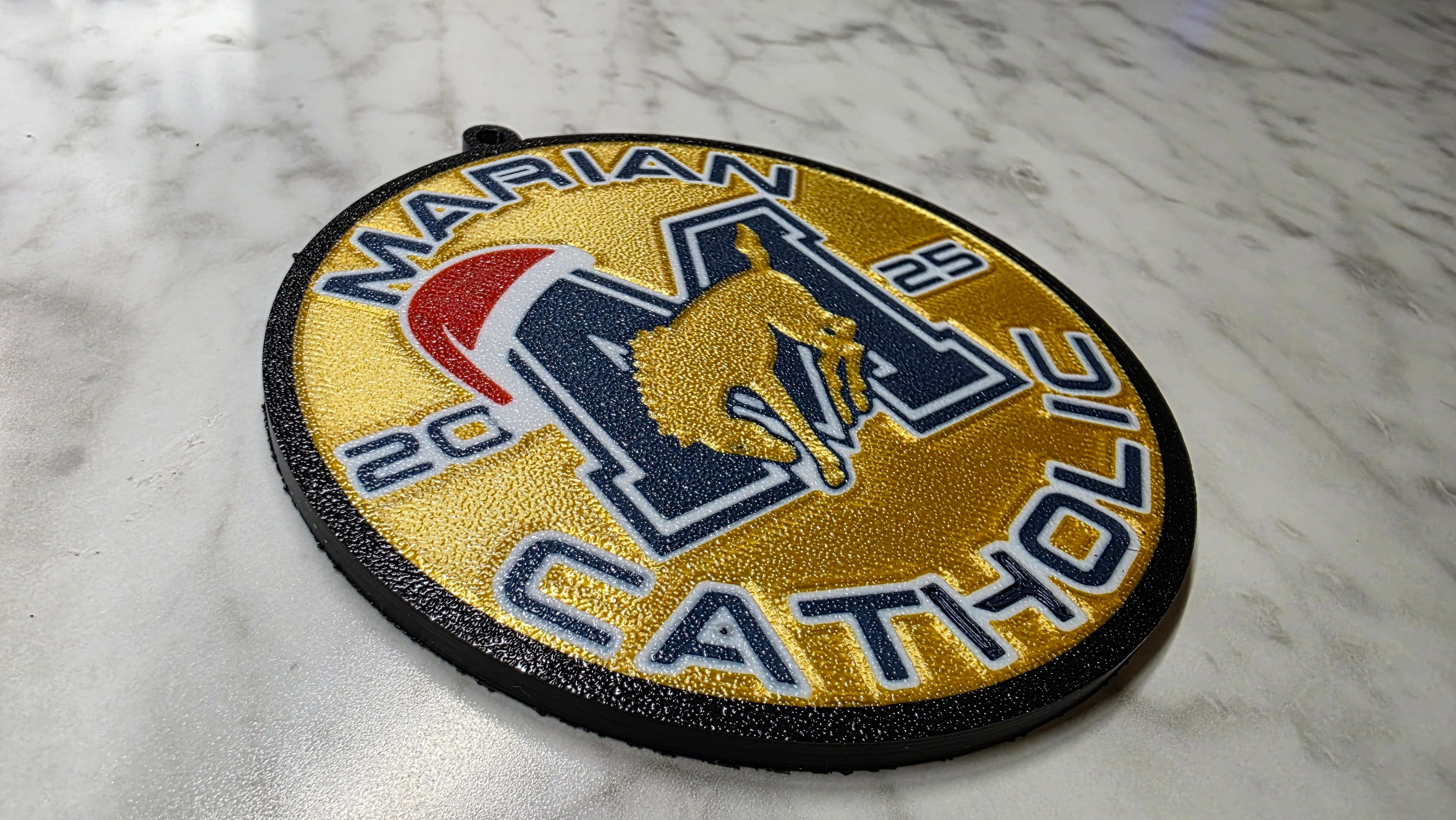 Custom 3D Printed School Christmas Ornaments