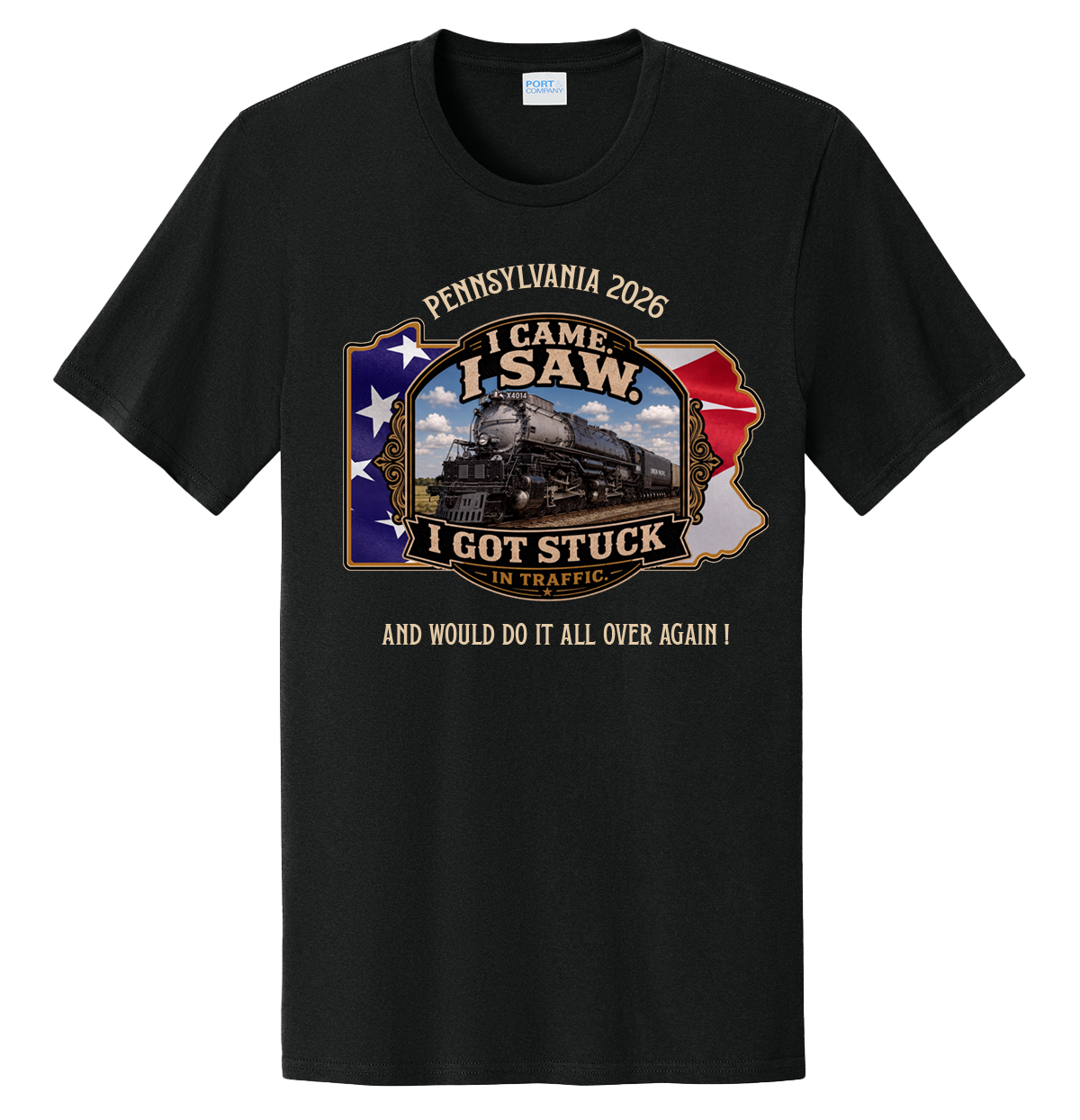 Skook Original Union Pacific Big Boy Commemorative Tshirt