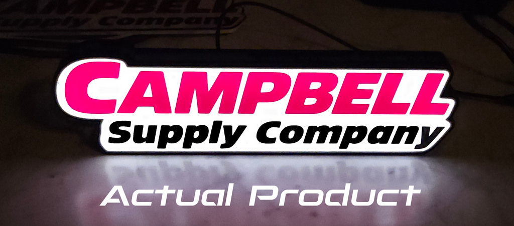 Your Custom Logo 3D Printed Lightboxes