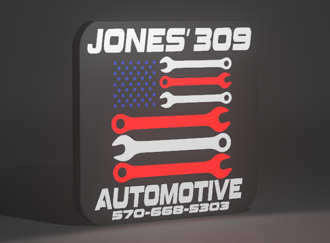 Your Custom Logo 3D Printed Lightboxes