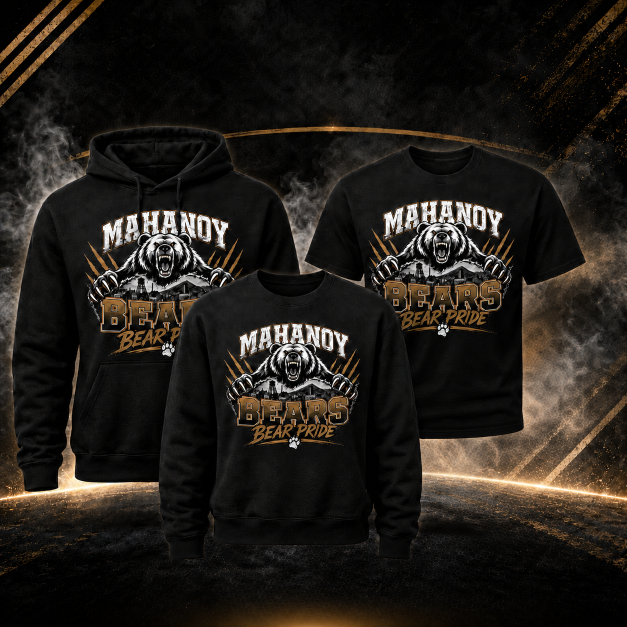 Mahanoy Area Bear Pride Hoodie, Crewneck or Tshirt