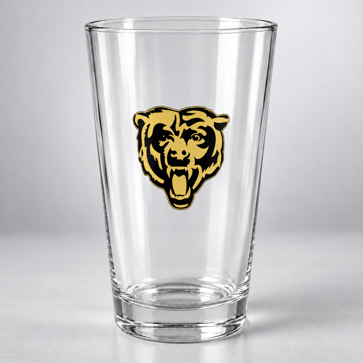 Custom Mahanoy Area Golden Bears Pint Glass