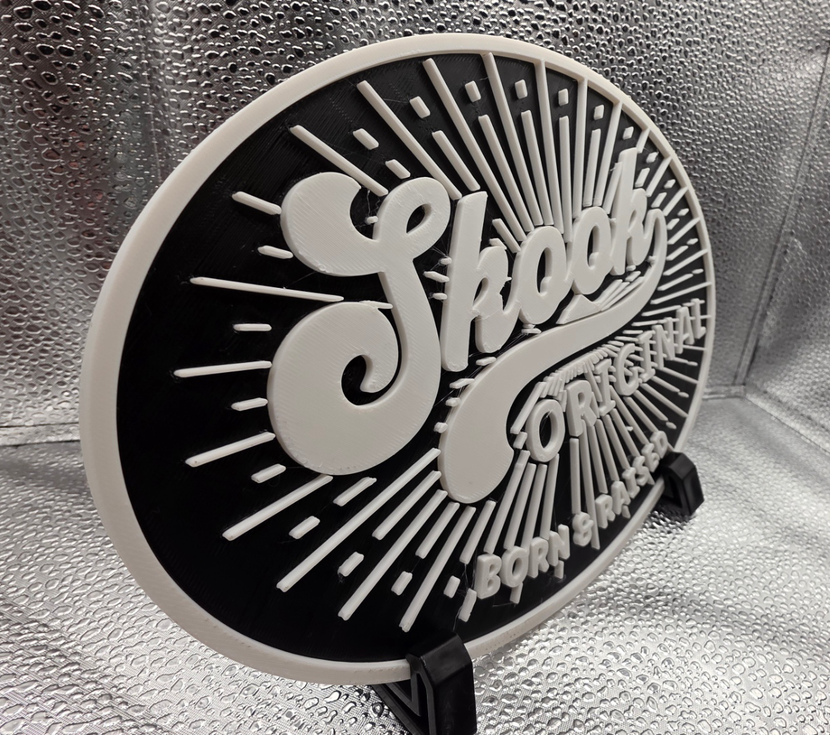 3D Printed Skook Original Oval Logo