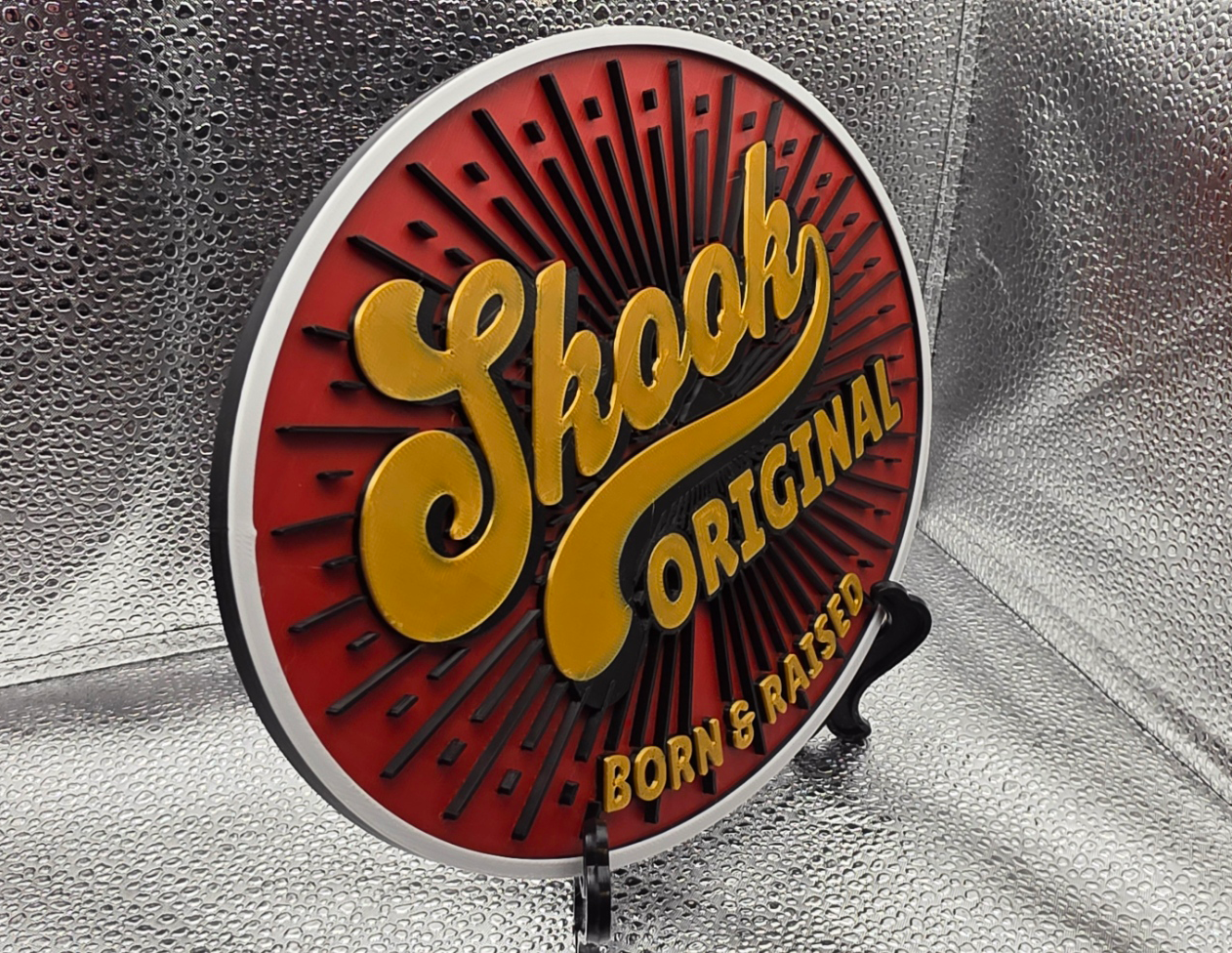 3D Printed Skook Original Oval Logo
