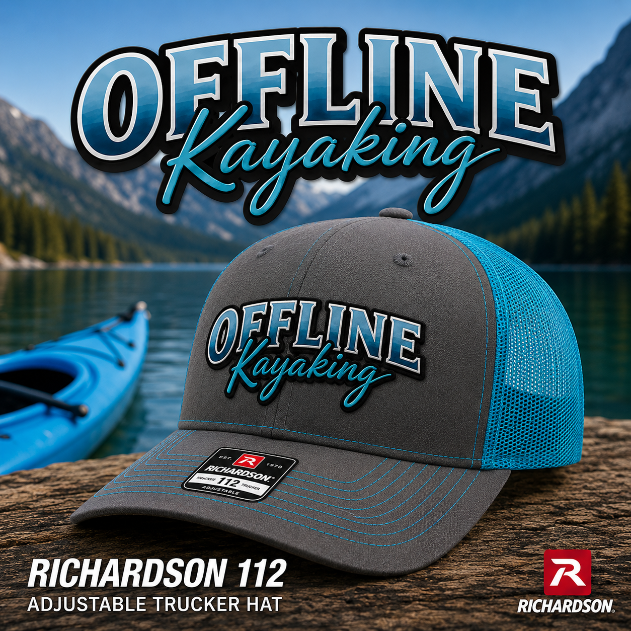 OFFLINE Apparel Richardson 112 Snapback Trucker Hats