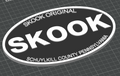 3D Printed SKOOK Oval Plaque