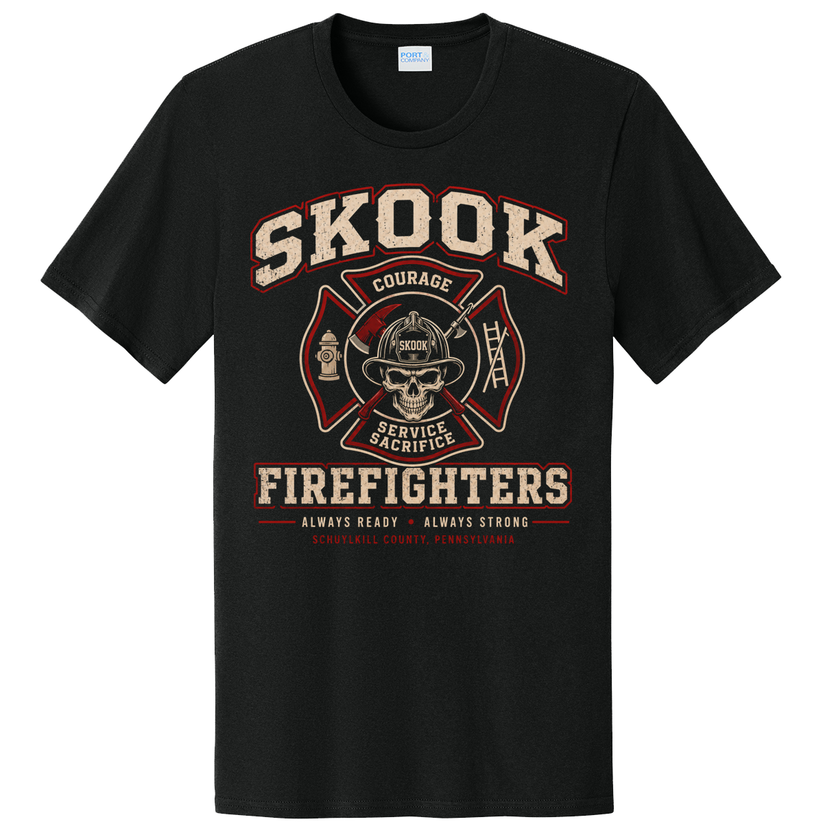Skook Firefighters Graphic Tshirt