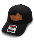 OttoFlex Fitted Skook Leatherette Patch Hat