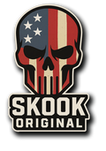 Skook Patriot Skull Decal