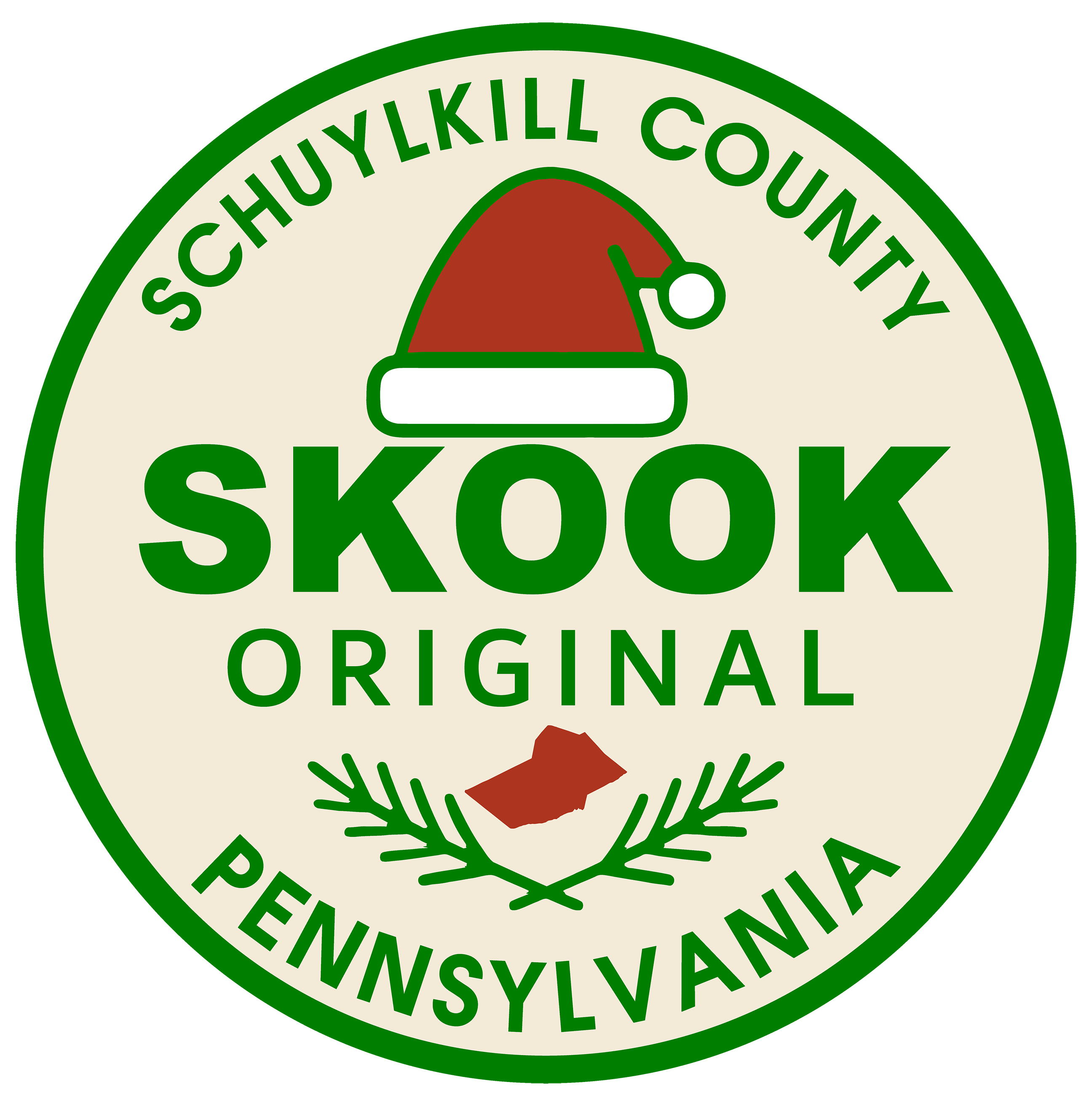 Skook Original 3D Printed Christmas Ornament