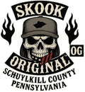 Skook Original Skull Rocker MC Style Decal