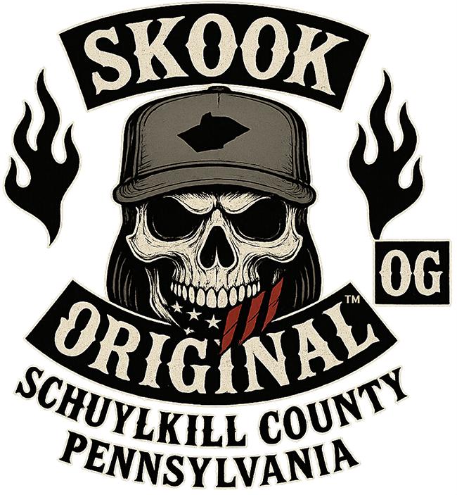 Skook Original Skull Rocker MC Style Magnet
