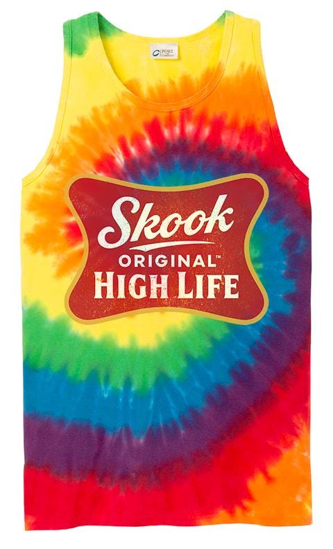 Skook Original High Life Tie Dye Tank Top