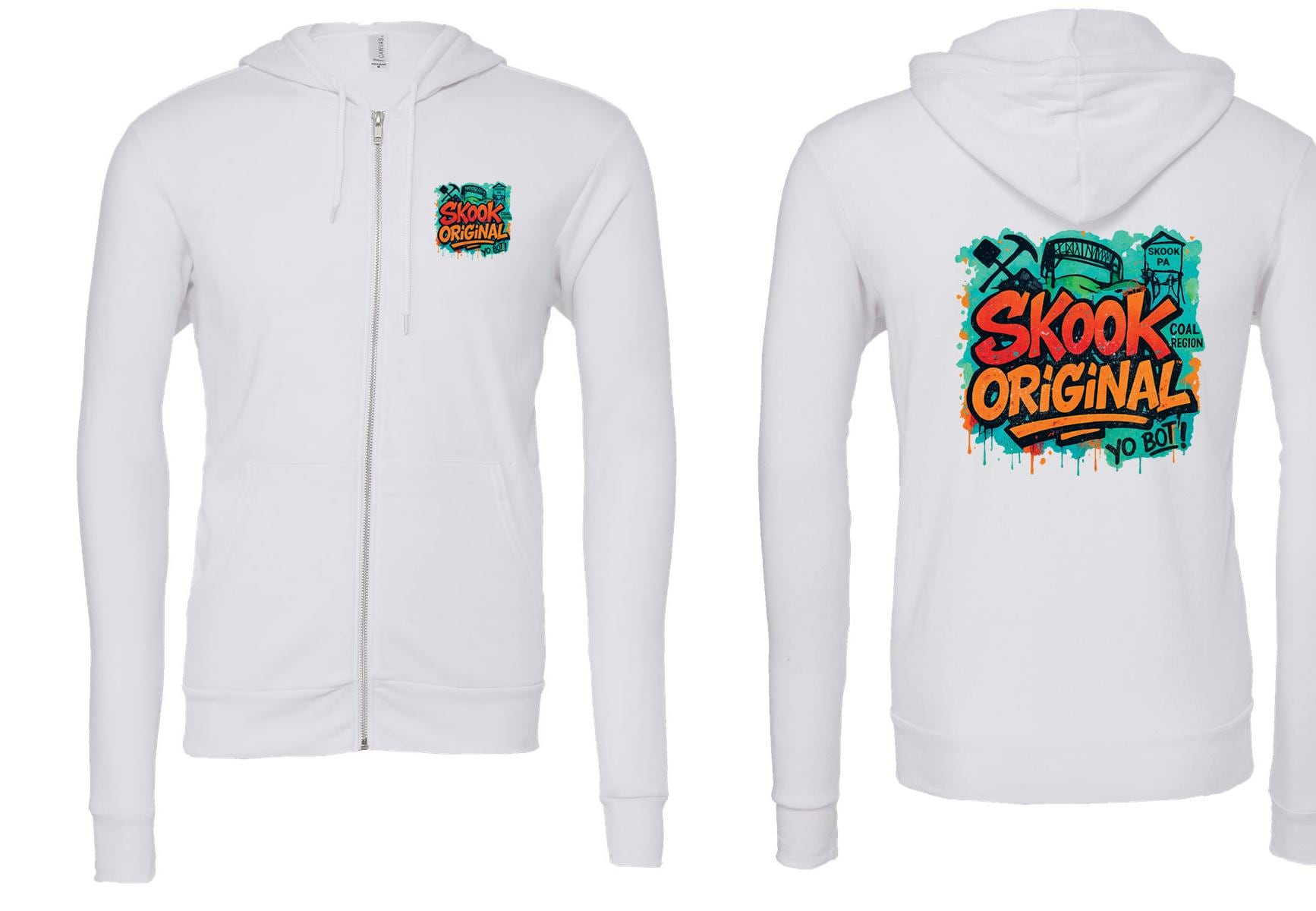 Skook Graffiti Full Zip Hoodie