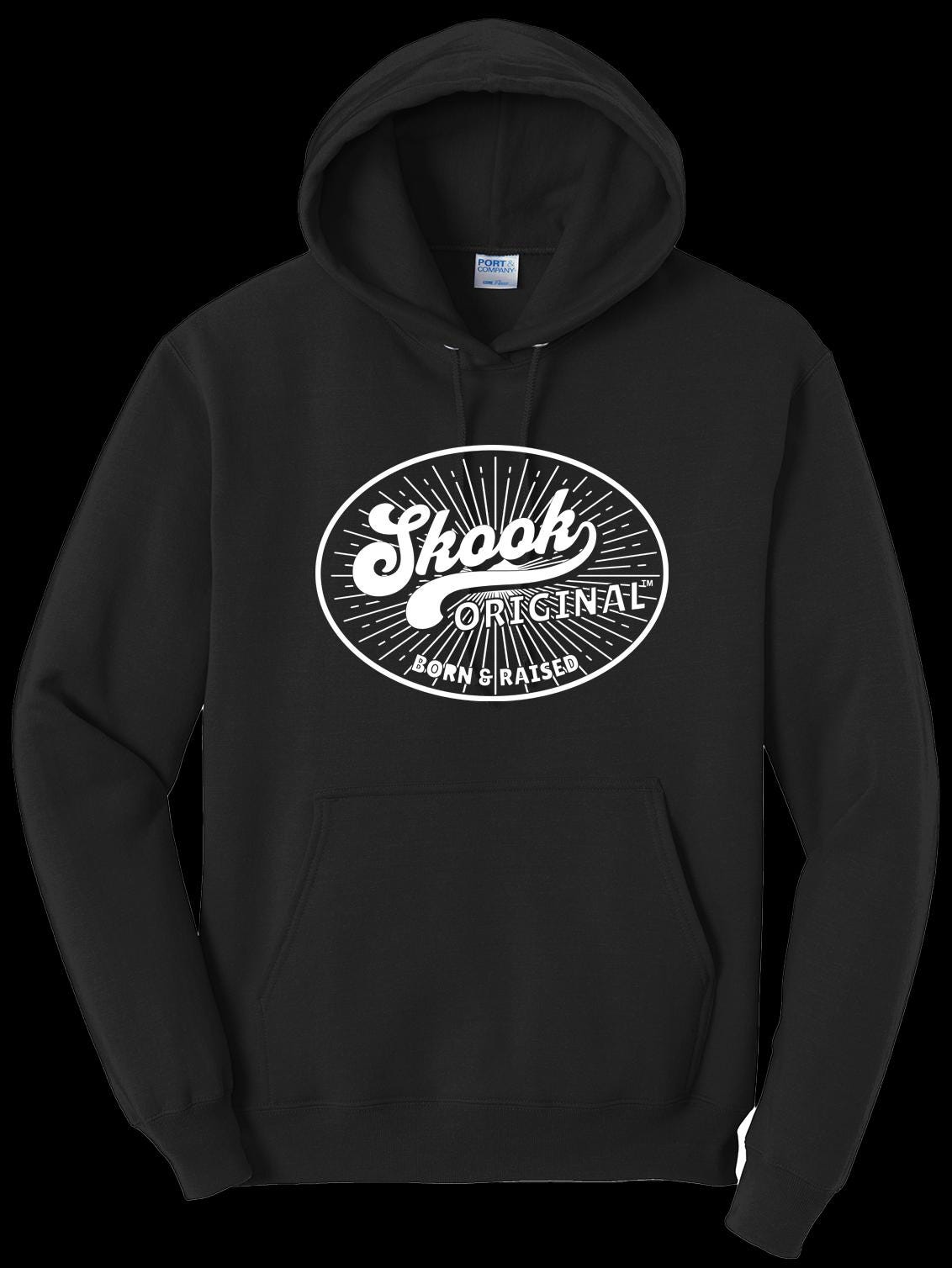Skook Original Single Color Graphic Pullover Hoodie