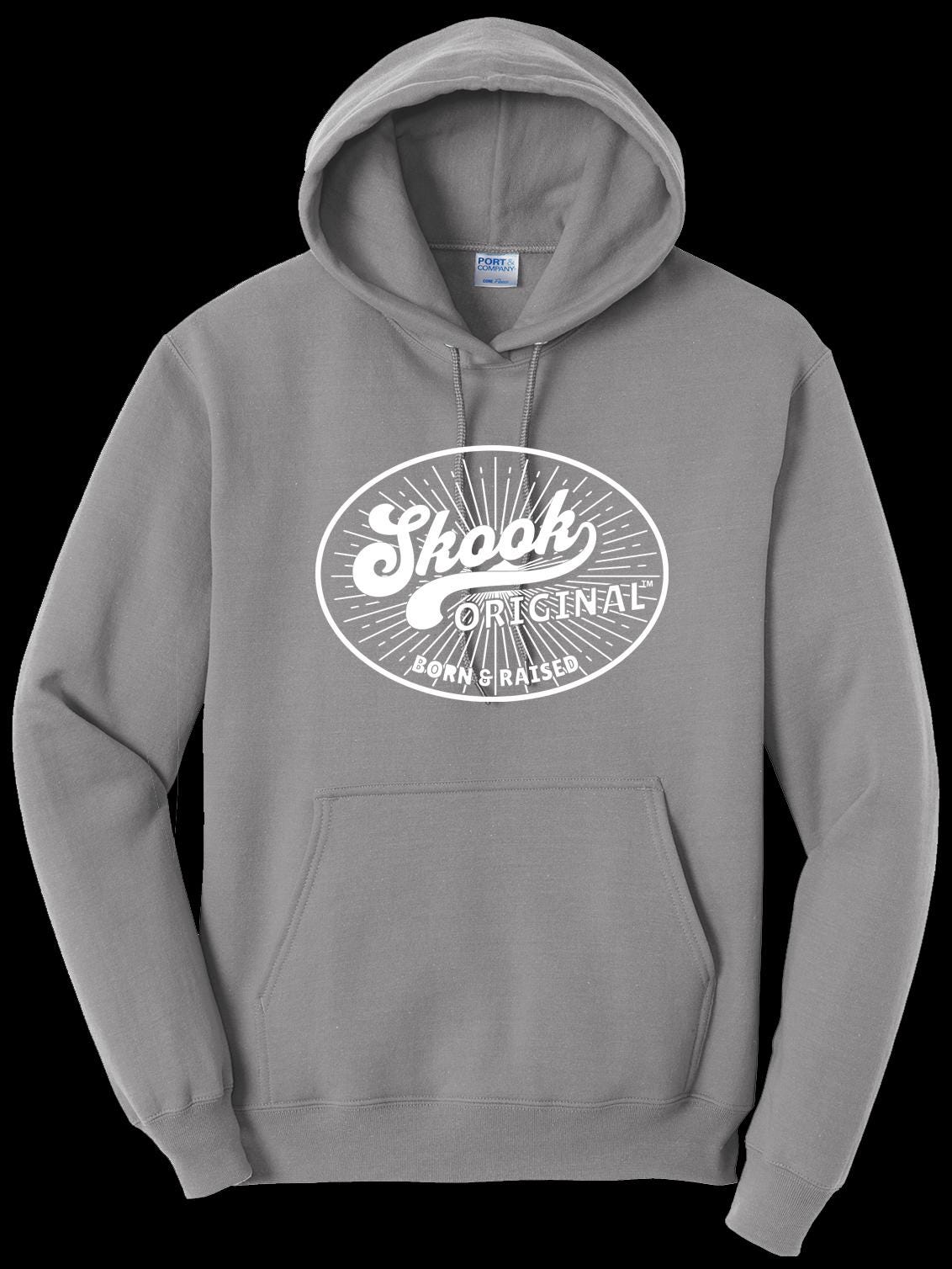 Skook Original Single Color Graphic Pullover Hoodie