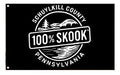 100% Skook Custom 3x5 Flag