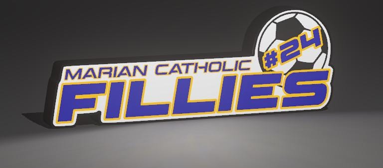 Custom Local Highschool Sports Lightboxes