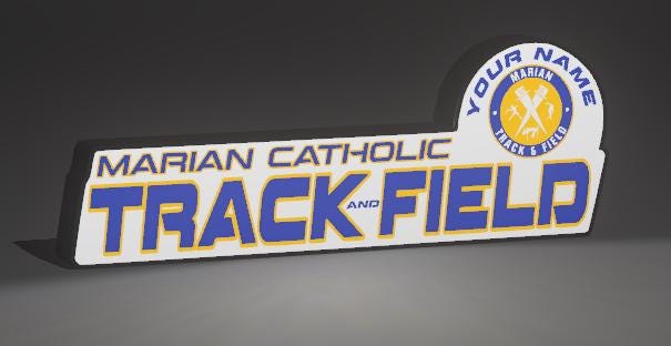 Custom Local Highschool Sports Lightboxes