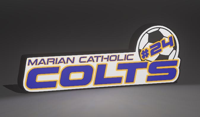 Custom Local Highschool Sports Lightboxes