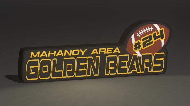 Custom Local Highschool Sports Lightboxes